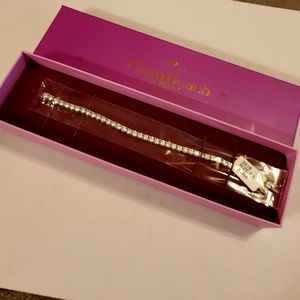 Palm Beach Cubic Zirconia Silver Tennis Bracelet 10.75 ctw
